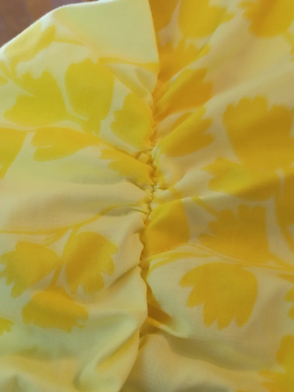 Vintage Springmaid MARIPOSA BUTTERFLY Yellow Orange Fitted Sheet